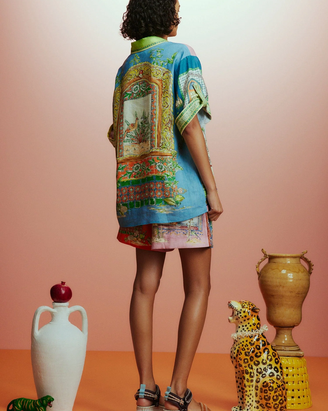 Portella Vintage Cam Gömlek