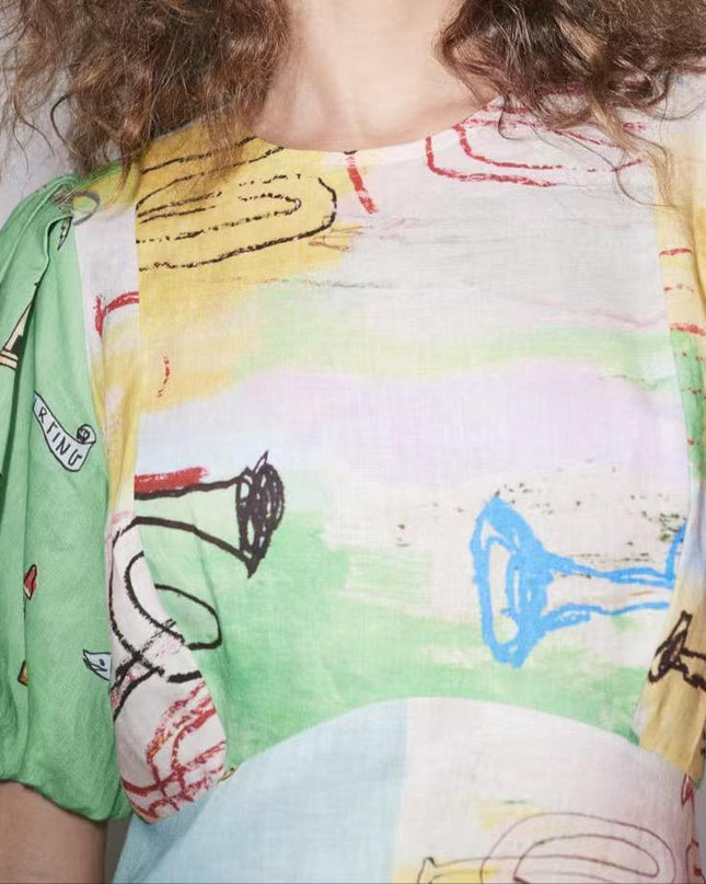 Holiday Sketch Elbise