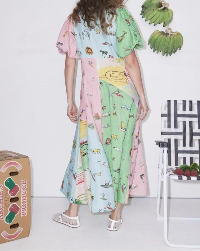 Holiday Sketch Elbise