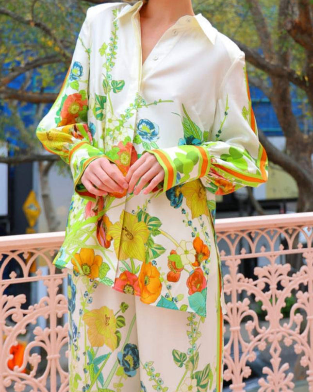 Botanic Luxe Gömlek&Pantolon Takım