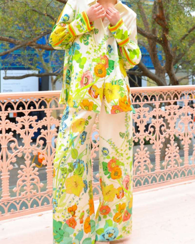Botanic Luxe Gömlek&Pantolon Takım