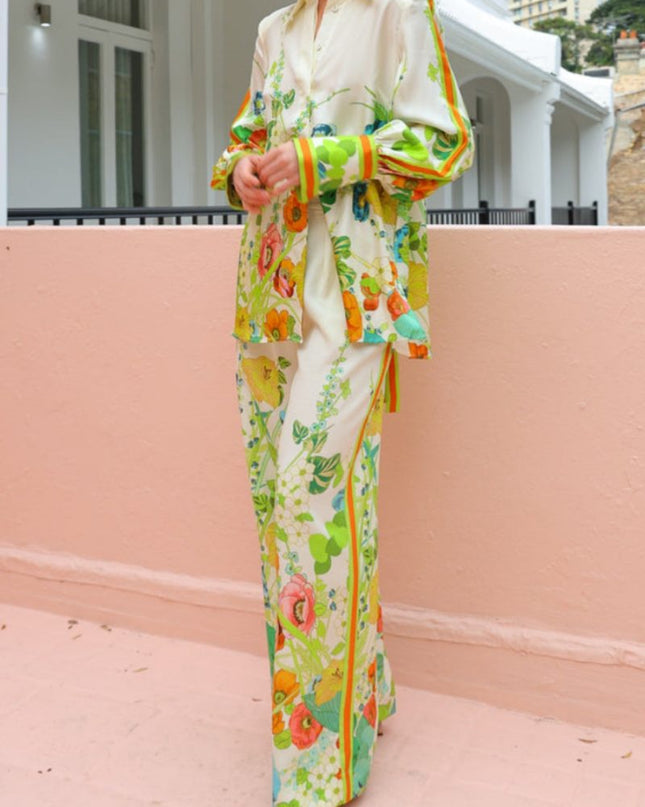 Botanic Luxe Gömlek&Pantolon Takım