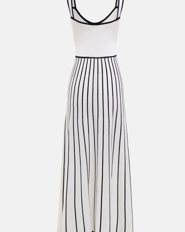 Pag Örgü Cami Midi Elbise