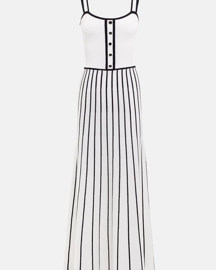 Pag Örgü Cami Midi Elbise