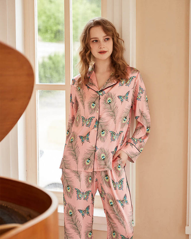 Sıcak Hava Balonu Baskılı Pijama Takımı - Beyaz