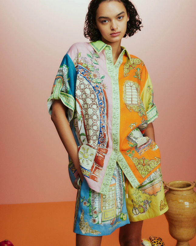 Portella Vintage Cam Gömlek