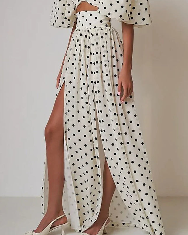 Ellie Polka Dot Etek Takımı