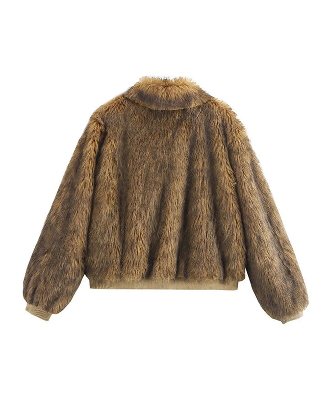 Şık Suni Peluş Ceket