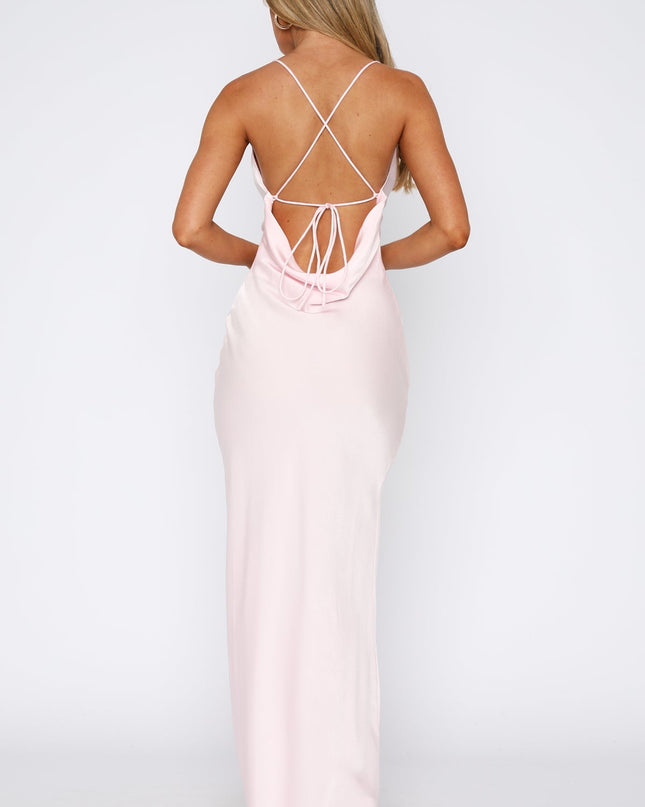 Maxi Elbise Bebe Pembesi