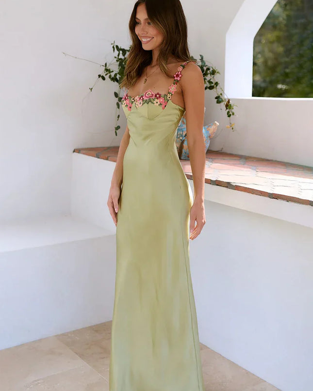 Aurora Uzun Elbise - Limon