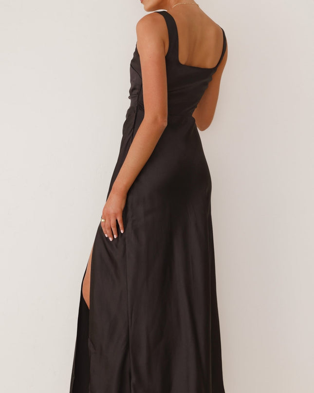 Alaria Uzun Elbise - Siyah
