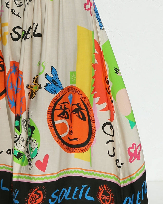 Dasha Elbise TURUNCU MULTİ