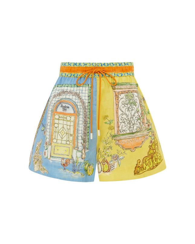 Portella Akdeniz Desenli Şort