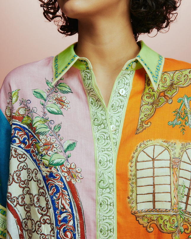 Portella Vintage Cam Gömlek