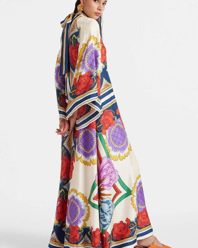 Taormina Placée Rust Magnifico Elbise