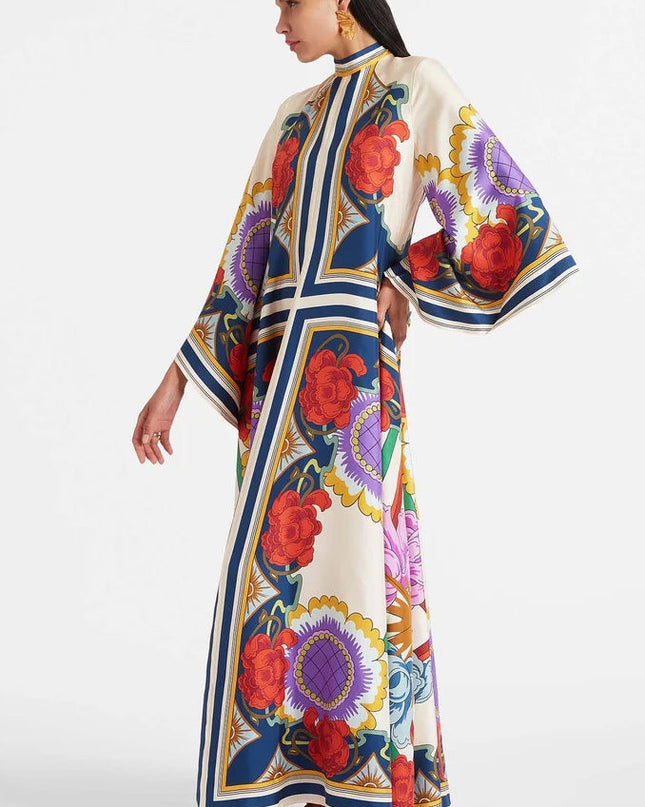 Taormina Placée Rust Magnifico Elbise