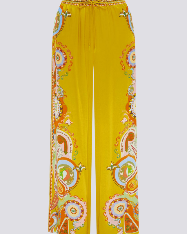 Adrienne Kısa Kollu Paisley Pantolon Takımı