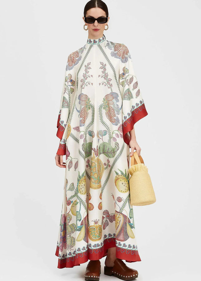 Magnifico Baskılı Uzun Elbise