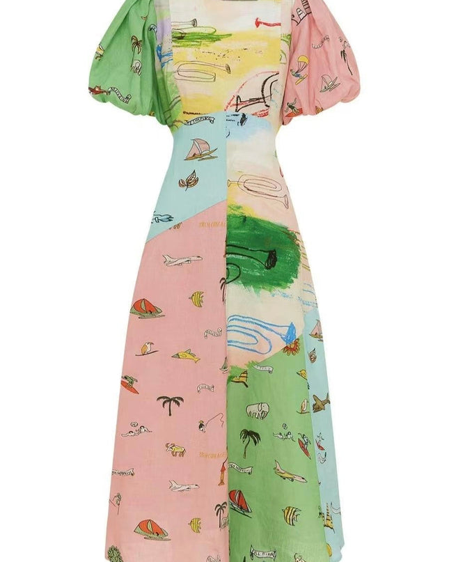 Holiday Sketch Elbise