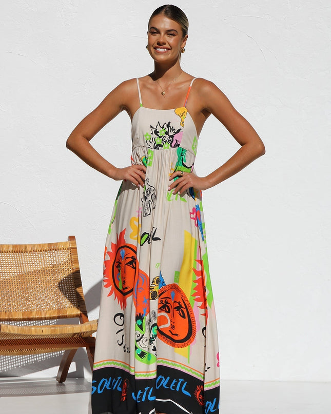 Dasha Elbise TURUNCU MULTİ