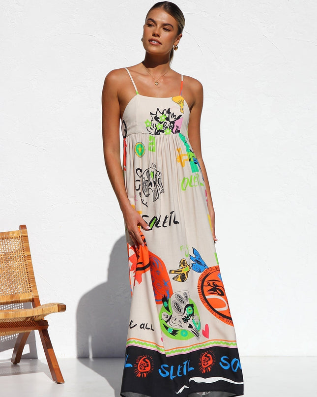 Dasha Elbise TURUNCU MULTİ