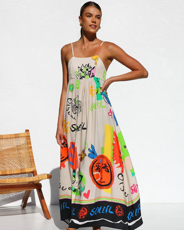 Dasha Elbise TURUNCU MULTİ