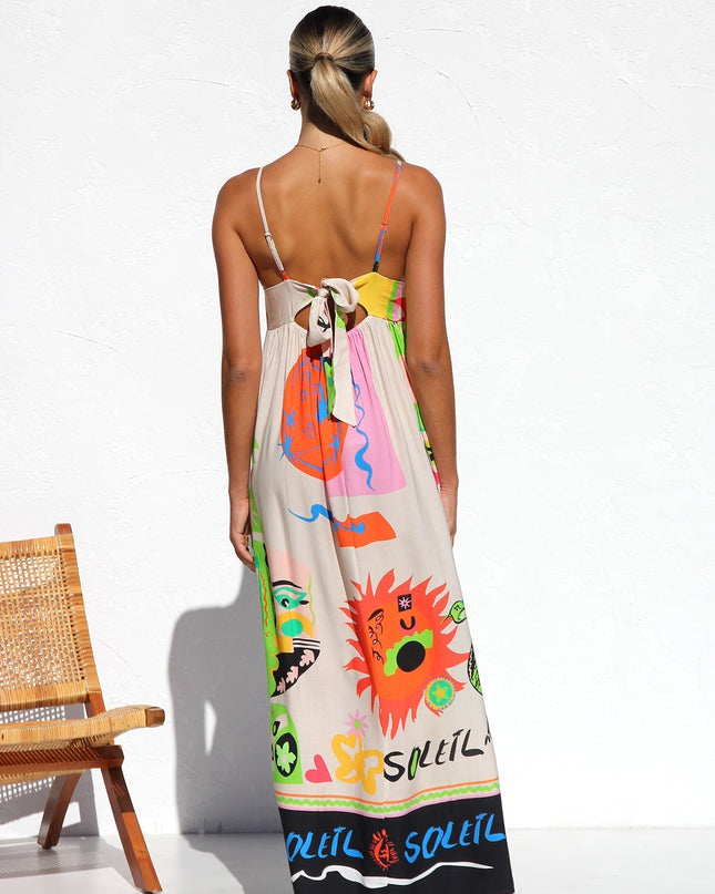 Dasha Elbise TURUNCU MULTİ