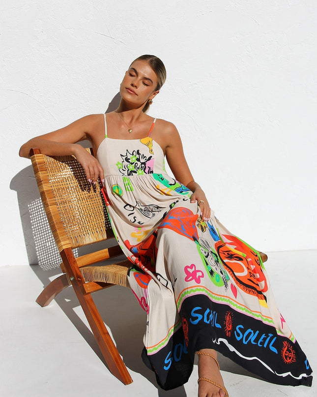 Dasha Elbise TURUNCU MULTİ