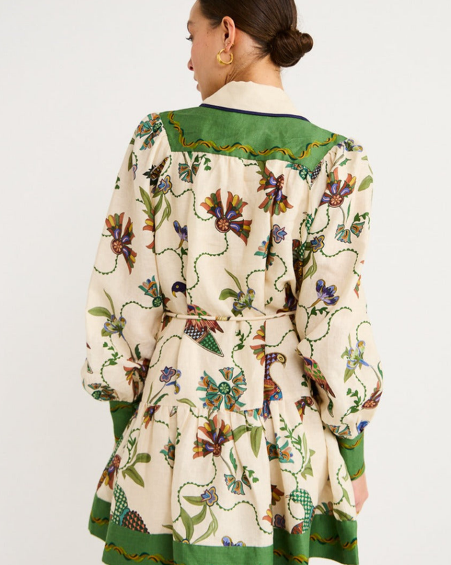 Mauricette Balon Kol Mini Elbise