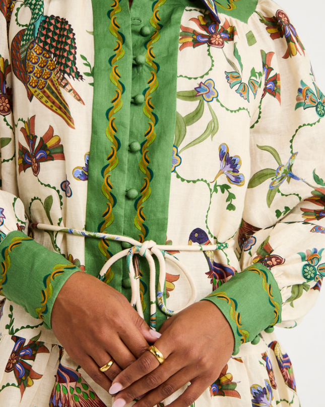 Mauricette Balon Kol Mini Elbise