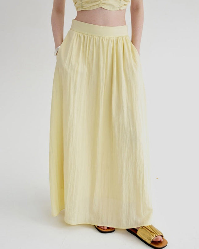 Pileli Kolsuz Bandeau Üst