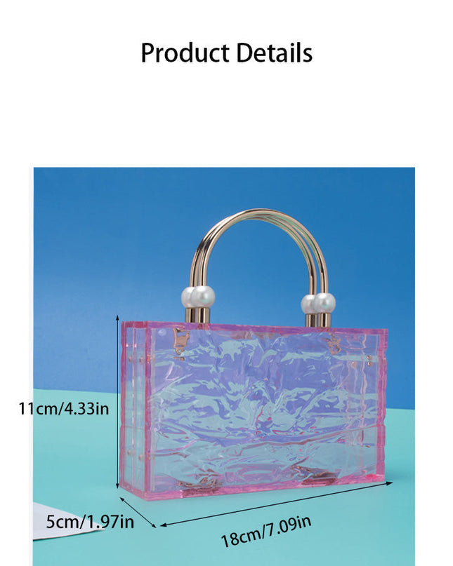 Akrilik Şeffaf Kutulu Çanta