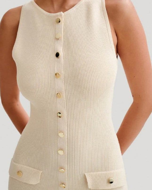 Ribbed Perfection Casual Chic Etek Takımı