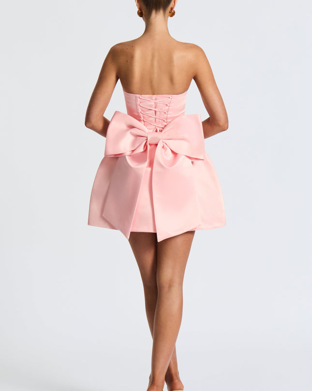 Abbey Mini Elbise – Blush