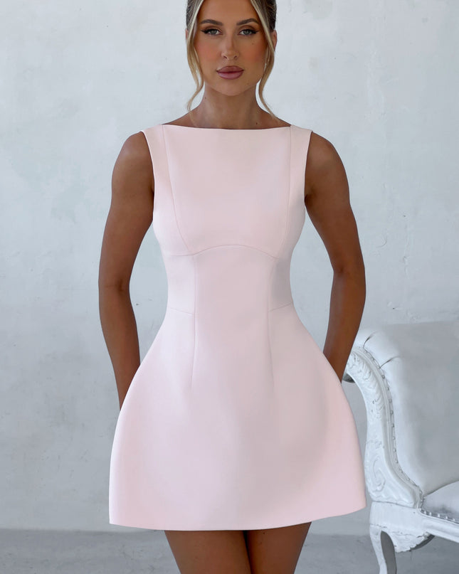 Alana Mini Elbise – Blush