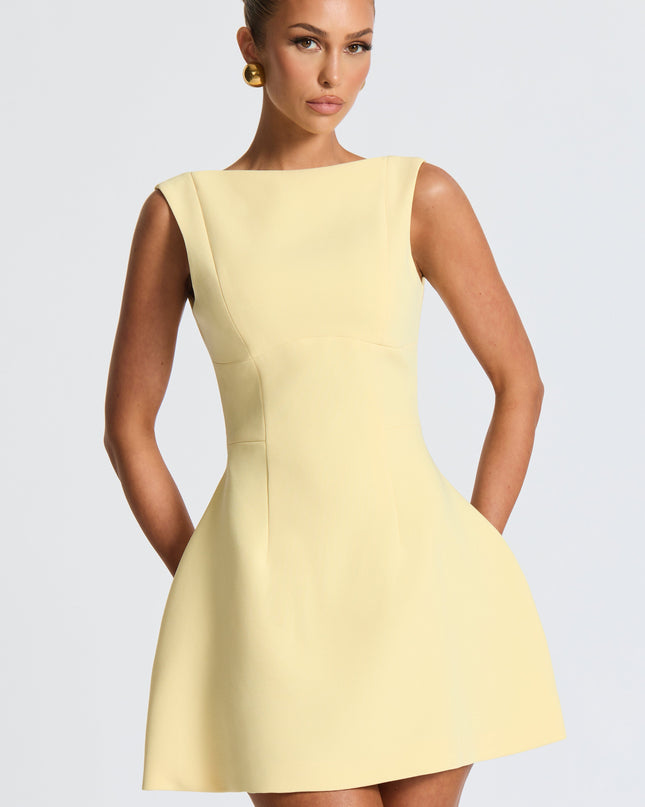 Alana Mini Elbise– Limon