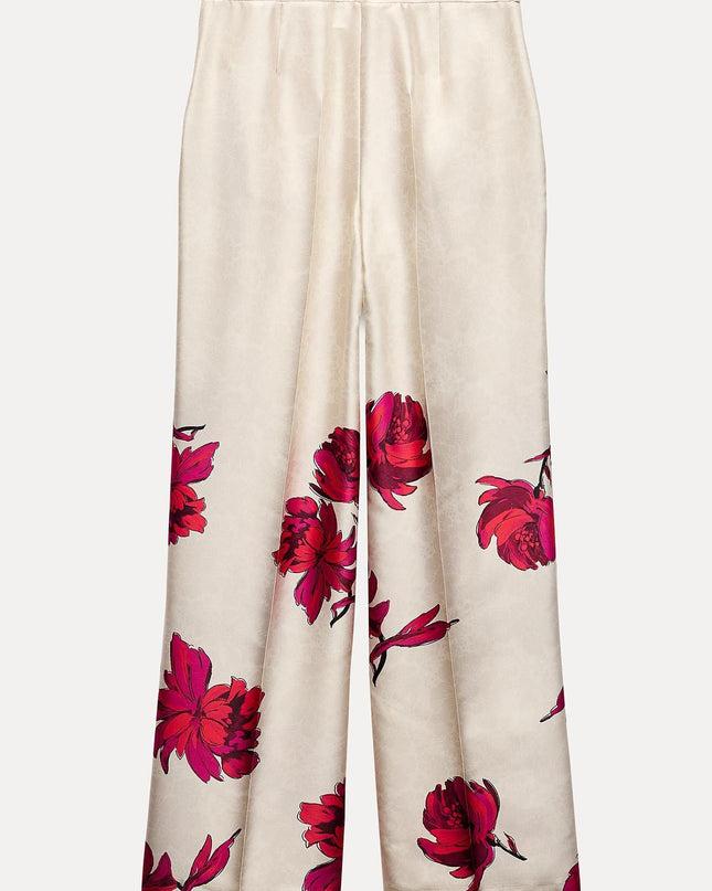 Nelly Baskılı Çiçekli Blazer Takımı