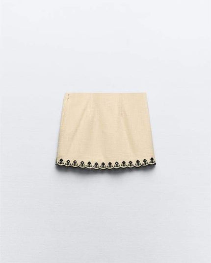 Cornelia İşlemeli Çiçekli Etek Takımı