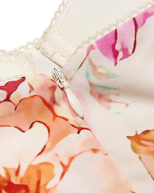 Cottie Baskılı Flare Midi Elbise