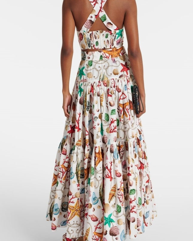 Cynthia Baskılı Etek Takımı