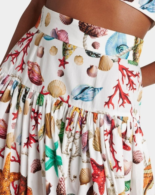 Cynthia Baskılı Etek Takımı