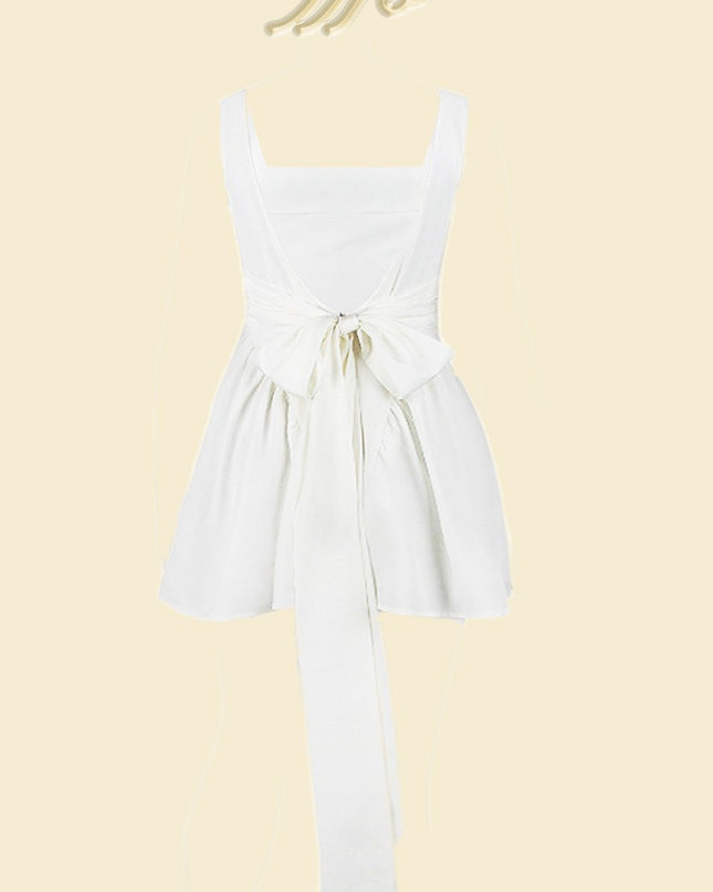 Debby Papyon Sırtı Açık Mini Elbise