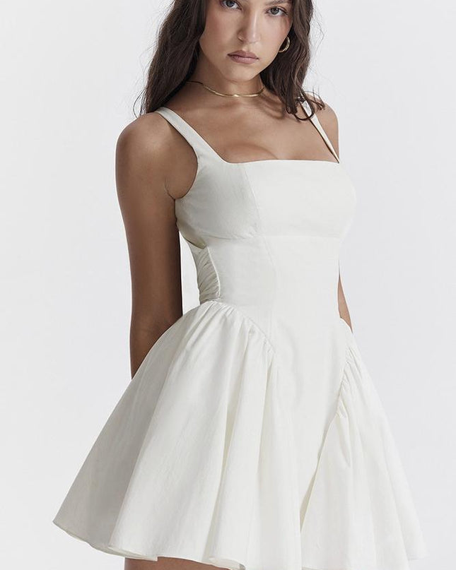 Debby Papyon Sırtı Açık Mini Elbise