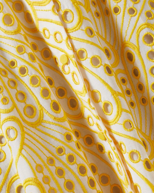 Dolly İşlemeli Dantel Midi Büstiyer Elbise