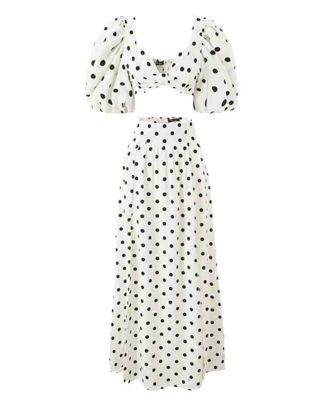 Ellie Polka Dot Etek Takımı