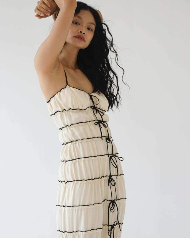 Melissa Ruffle Tünel Uzun Elbise