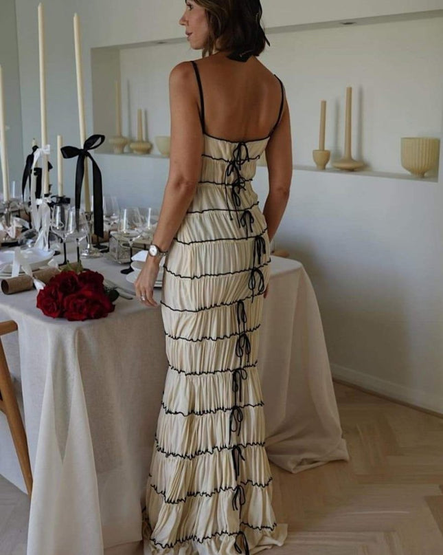 Melissa Ruffle Tünel Uzun Elbise