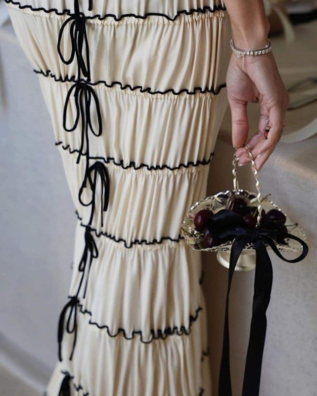 Melissa Ruffle Tünel Uzun Elbise