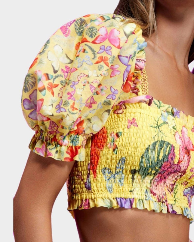 Mona Kelebek Baskılı Set