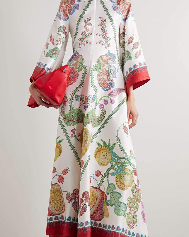 Magnifico Baskılı Uzun Elbise